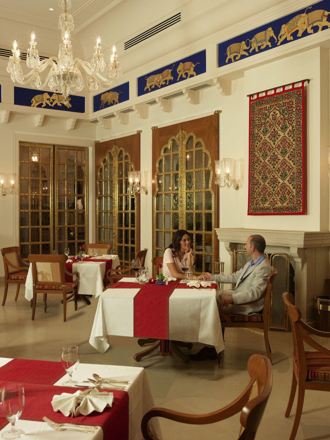 The Oberoi Rajvilas Divisione di Jaipur Ristorante foto